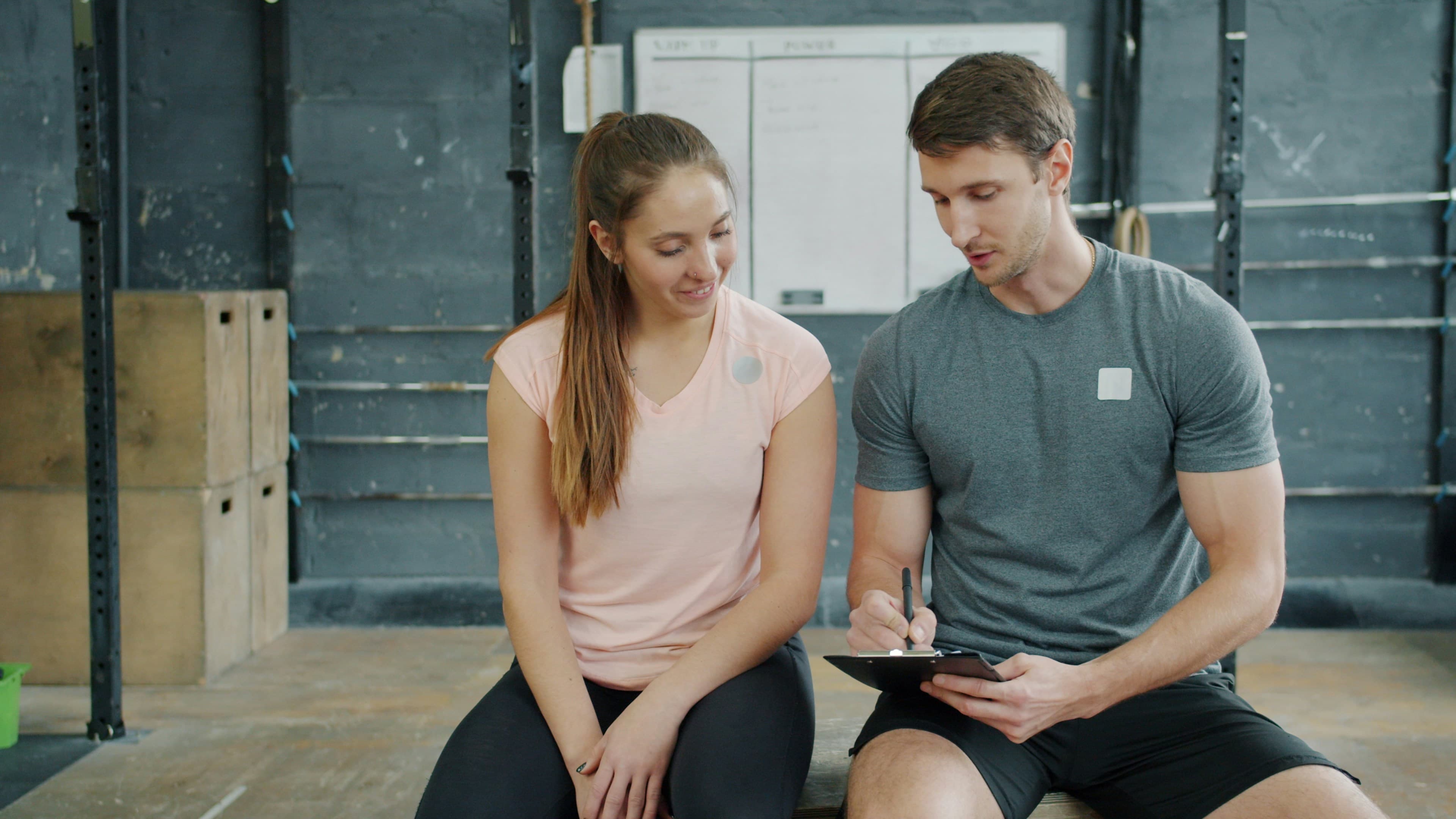 Accountability coach working with client